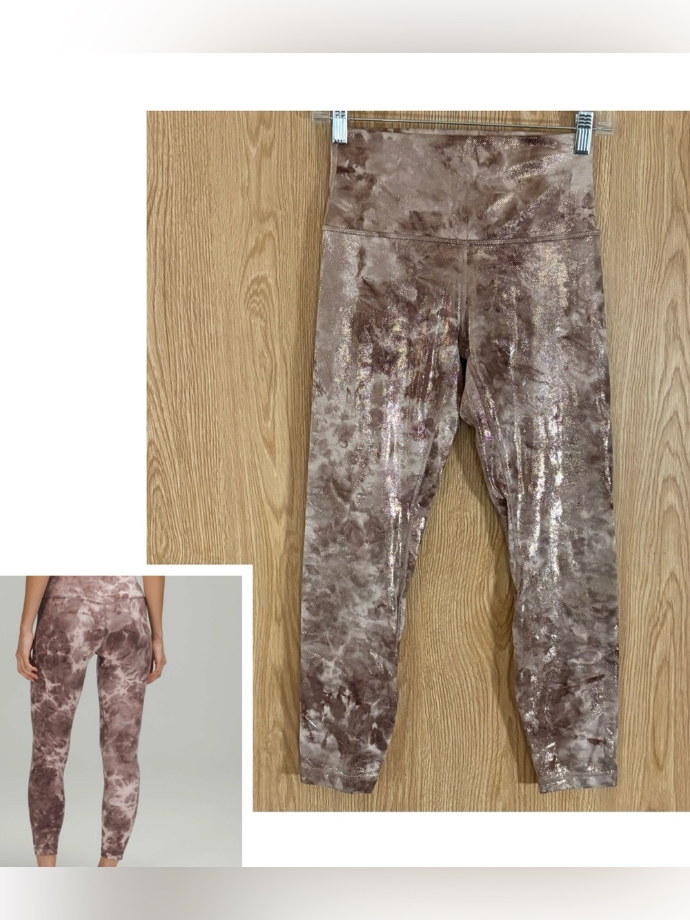 lululemon athletica Align High-Rise Pant 25 Shine Diamond Dye Crop Leggings